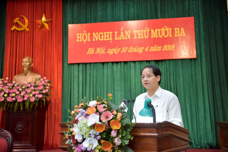 Khai mạc Hội nghị lần thứ 13 Ban Chấp hành Đảng bộ TP Hà Nội - Ảnh 4