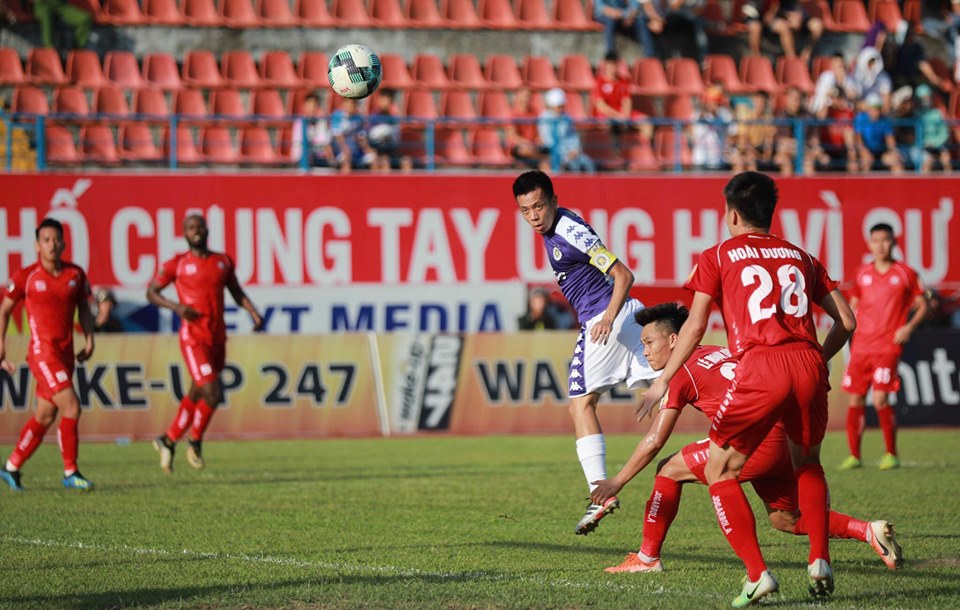 Đánh bại Hải Phòng, Hà Nội FC trở lại ngôi đầu bảng tại V-League - Ảnh 1