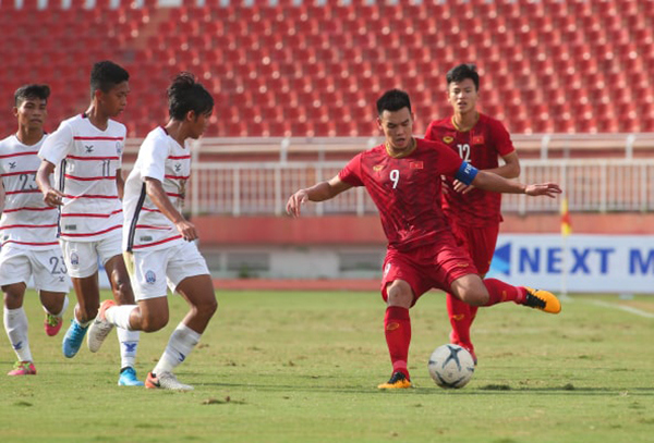 Bất ngờ thua Campuchia, Việt Nam nói lời chia tay sớm tại Giải U18 Đông Nam Á 2019 - Ảnh 1