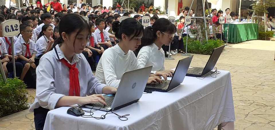 Phấn đấu 90% học sinh thi “Tìm hiểu dịch vụ công trực tuyến” - Ảnh 4