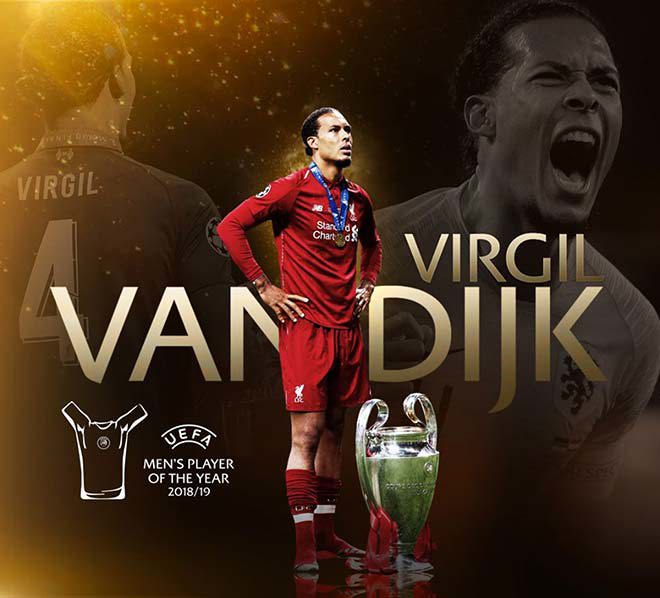 Virgil Van Dijk - Cầu thủ xuất sắc nhất mùa giải 2018/19 của UEFA - Ảnh 1