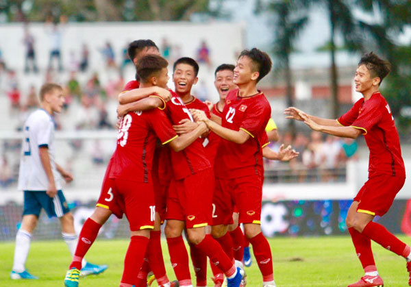 U15 Quốc tế - Cúp Acecook 2019: Việt Nam giành chiến thắng đầu tiên - Ảnh 2
