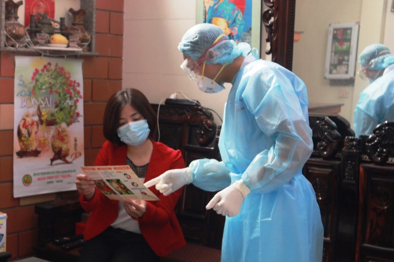 Cận cảnh diễn tập phòng chống bệnh MERS-CoV tại Thanh Xuân - Ảnh 4