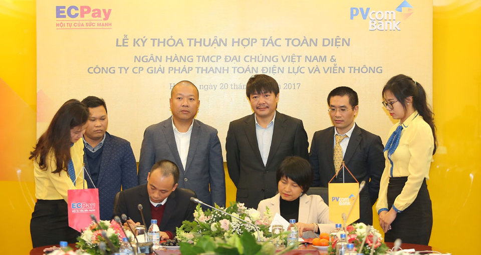PVcomBank và ECPay ký Thỏa thuận hợp tác toàn diện - Ảnh 1