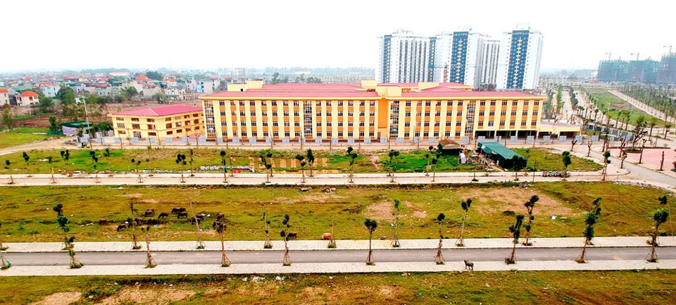Chùm ảnh Khu đô thị Thanh Hà tuyệt đẹp qua ống kính flycam - Ảnh 14