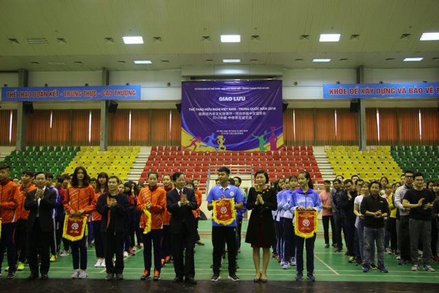 Giao lưu thể thao hữu nghị Việt Nam - Trung Quốc năm 2018 - Ảnh 2
