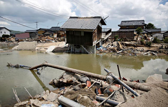 Hình ảnh Nhật Bản tan hoang sau thảm họa mưa lũ lịch sử, gần 200 người thiệt mạng - Ảnh 12