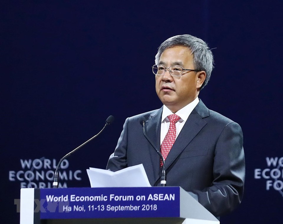 Hình ảnh phiên khai mạc toàn thể Hội nghị WEF ASEAN 2018 - Ảnh 7
