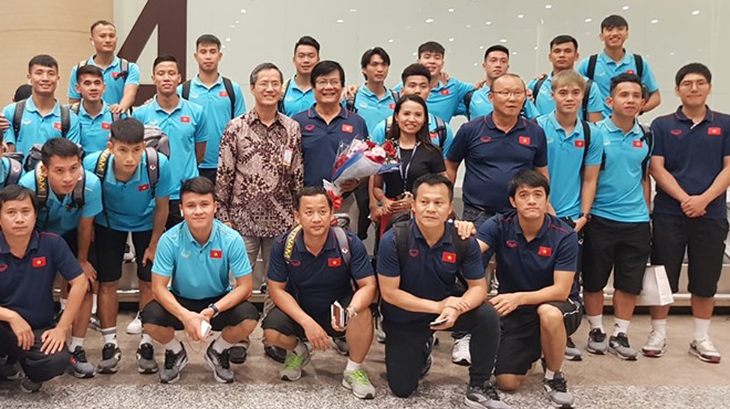 Đội tuyển Việt Nam đã tới Indonesia - Ảnh 1