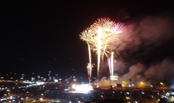 TP Hồ Chí Minh rực sáng pháo hoa chào đón năm mới 2020 - Ảnh 8