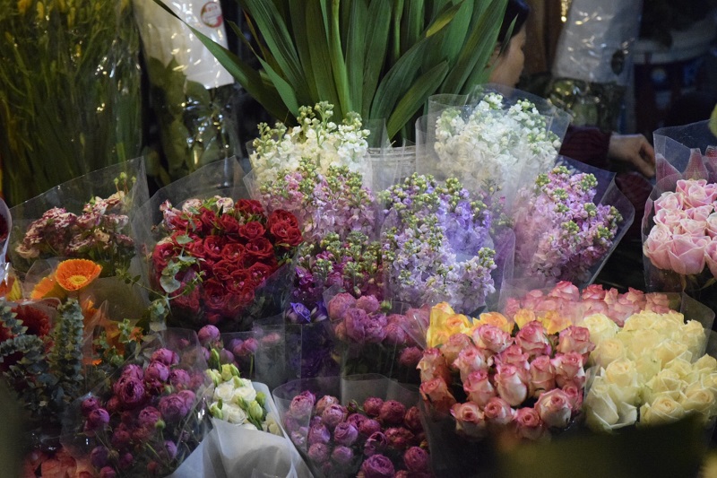 [Ảnh] Đêm không ngủ ở chợ hoa Tết lớn nhất Hà Nội - Ảnh 6