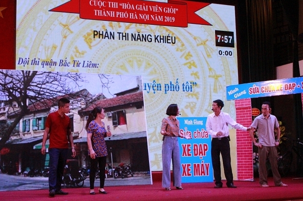 Thi “Hòa giải viên giỏi”: Thị xã Sơn Tây giành giải Nhất cụm 3 - Ảnh 2