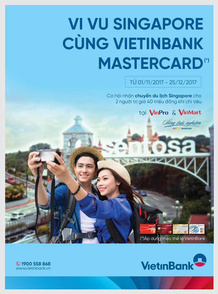 Vi vu Singapore cùng thẻ VietinBank MasterCard - Ảnh 1