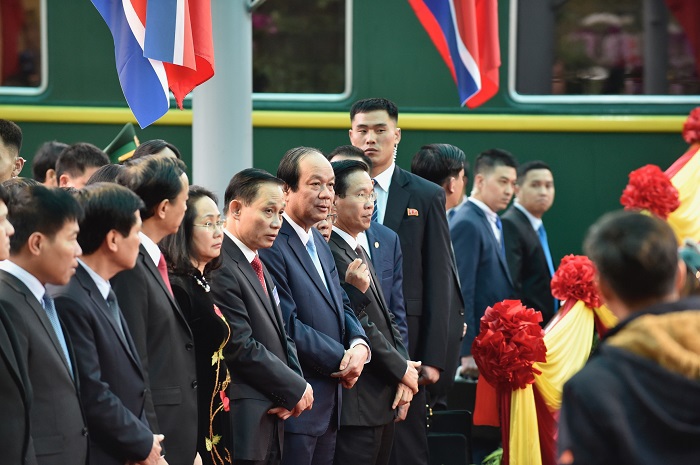 Chủ tịch Hà Nội Nguyễn Đức Chung đón Nhà lãnh đạo Kim Jong-un - Ảnh 16