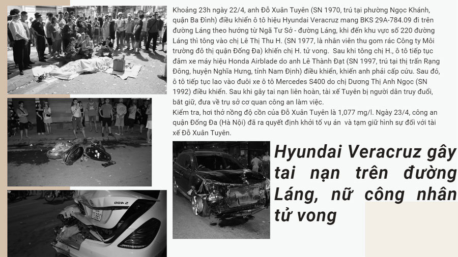 Nhìn lại những vụ xế hộp gây tai nạn giao thông tại Hà Nội năm 2019 - Ảnh 3