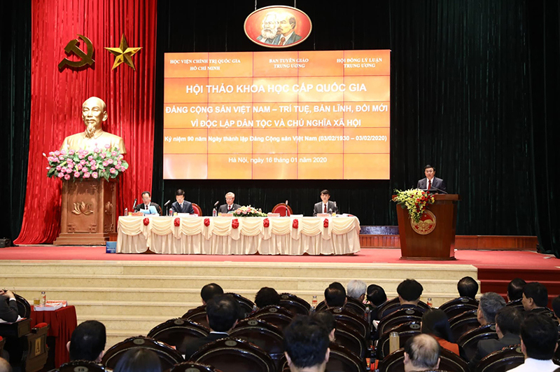 Hội thảo cấp quốc gia  “Đảng Cộng sản Việt Nam – Trí tuệ, bản lĩnh, đổi mới vì độc lập dân tộc và chủ nghĩa xã hội” - Ảnh 2