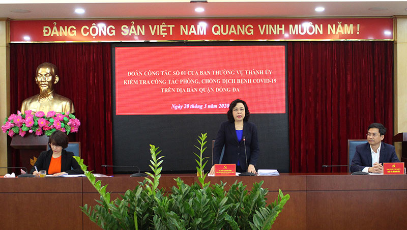 Phó Bí thư Thường trực Thành ủy Ngô Thị Thanh Hằng: Đảm bảo vừa phòng chống dịch, vừa phát triển kinh tế - Ảnh 1