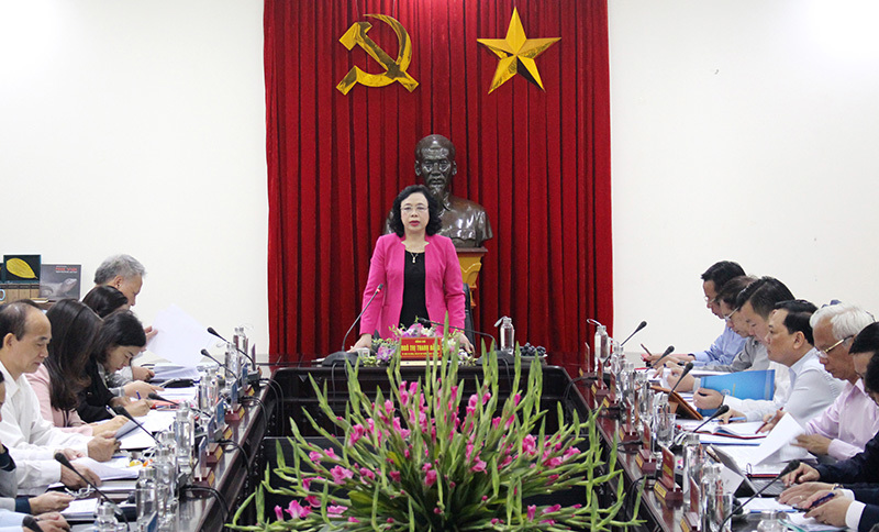 Phó Bí thư Thường trực Thành ủy Ngô Thị Thanh Hằng: Đẩy mạnh nghiên cứu sản phẩm văn hóa đặc trưng của Hà Nội - Ảnh 1