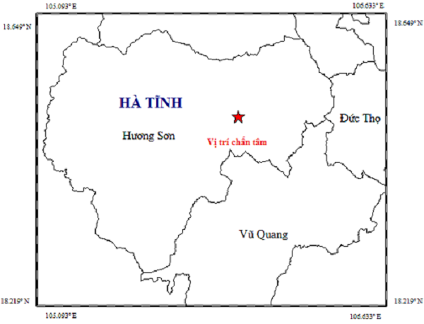 Xuất hiện động đất mạnh 2,7 richter tại huyện miền núi Hà Tĩnh - Ảnh 1