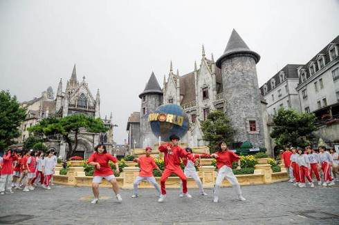 Công viên Sun World náo nhiệt trong vòng bán kết Flashmob - Ảnh 8
