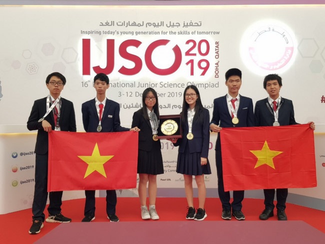 3 học sinh Hà Nội đạt huy chương Vàng kỳ thi Olympic Khoa học trẻ quốc tế IJSO - Ảnh 1