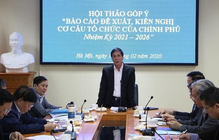 Đề xuất cơ cấu tổ chức của Chính phủ nhiệm kỳ 2021-2026: Tinh và gọn - Ảnh 1