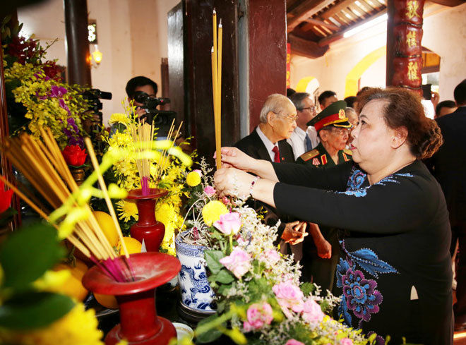 Lãnh đạo Trung ương, Hà Nội dâng hương tưởng nhớ cụ Bùi Bằng Đoàn - Ảnh 3