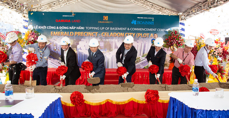 Tập đoàn Xây dựng Hòa Bình khởi công giai đoạn 3 dự án Celadon City trị giá gần 660 tỷ đồng - Ảnh 1