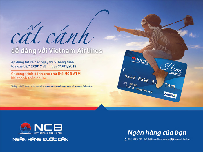 Thanh toán trực tuyến vé máy bay và vé tàu tết cùng Ngân hàng Quốc Dân - Ảnh 1
