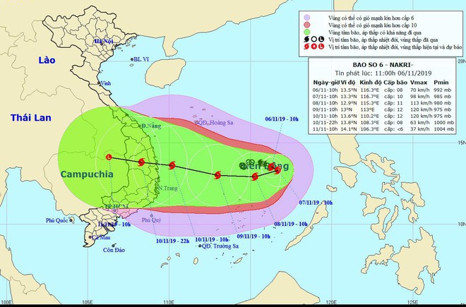 Bão số 6 sẽ tăng cấp nhanh, quay đầu hướng về Việt Nam - Ảnh 1