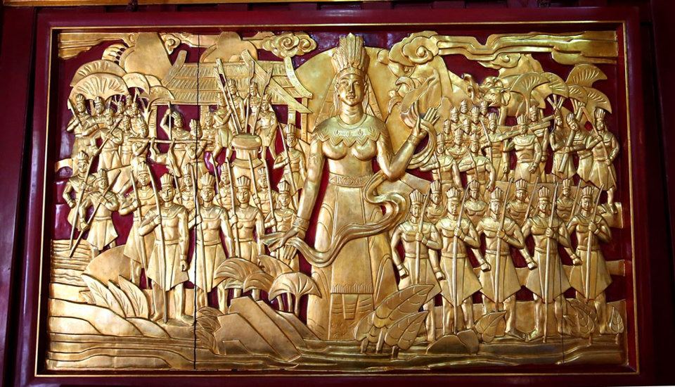 Chiêm ngưỡng thế "sơn chầu thủy tụ" của Đền Quốc tổ Lạc Long Quân - Ảnh 3