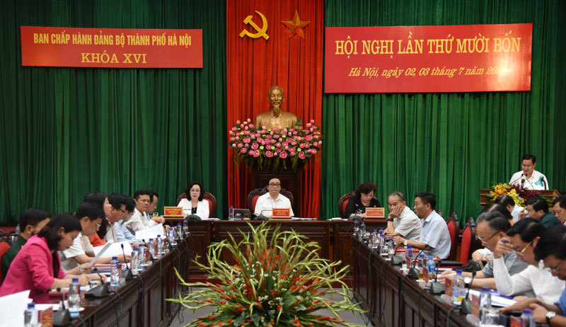 Khai mạc Hội nghị lần thứ 14 Ban Chấp hành Đảng bộ TP Hà Nội - Ảnh 1