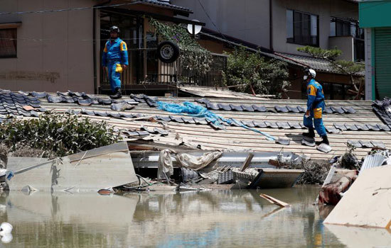 Hình ảnh Nhật Bản tan hoang sau thảm họa mưa lũ lịch sử, gần 200 người thiệt mạng - Ảnh 9