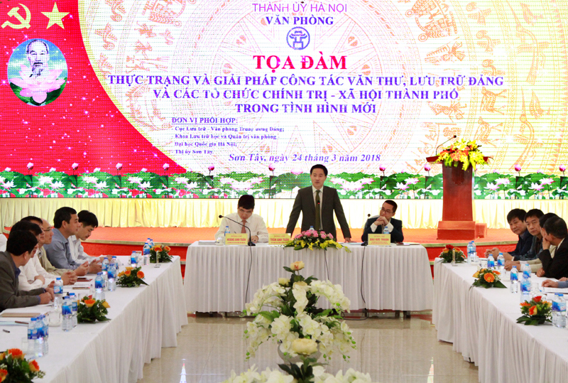Đảng bộ Hà Nội: Số hoá 100% tài liệu văn thư, lưu trữ - Ảnh 1