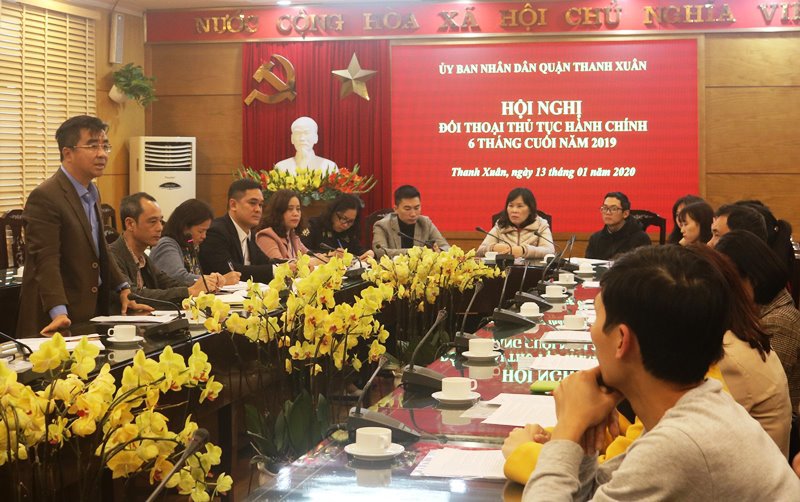 Quận Thanh Xuân: Tạo điều kiện cho công dân khi thực hiện thủ tục hành chính - Ảnh 1