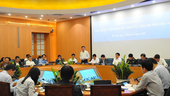Hà Nội: Họp Ban chỉ đạo xây dựng chính quyền điện tử - Ảnh 2