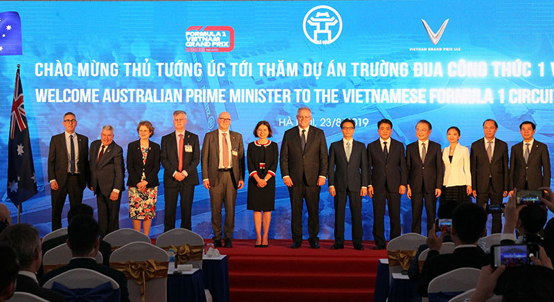 Thủ tướng Australia thăm Đường đua F1 Việt Nam - Ảnh 3