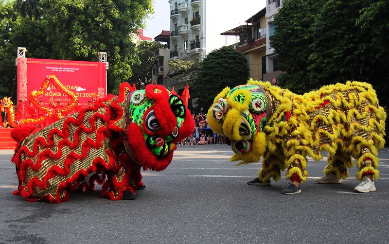 Tưng bừng liên hoan nghệ thuật Múa rồng Hà Nội 2019 - Ảnh 6