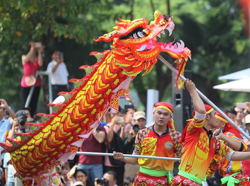 Tưng bừng liên hoan nghệ thuật Múa rồng Hà Nội 2019 - Ảnh 3