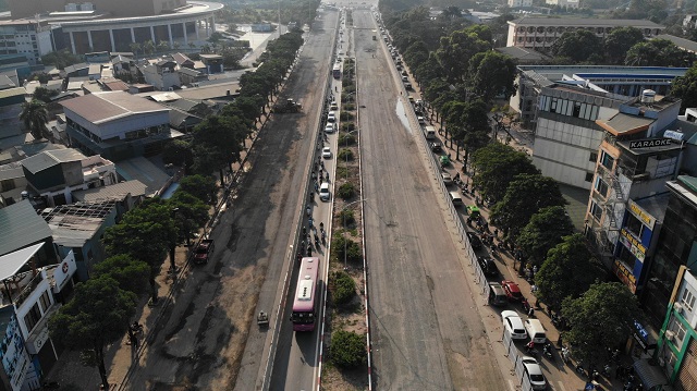 Toàn cảnh tuyến đường Lê Quang Đạo phục vụ thi công đường đua F1 - Ảnh 4