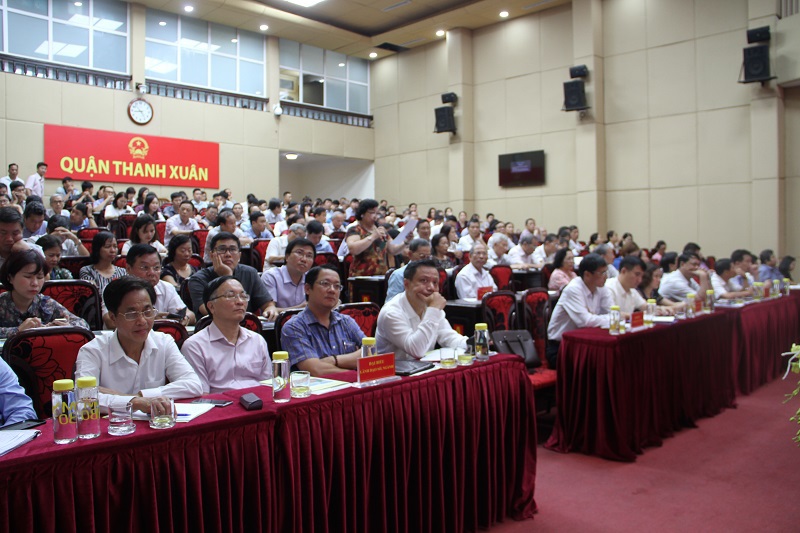 Cử tri quận Cầu Giấy, Thanh Xuân: Kiến nghị quyết liệt thu hồi các dự án chậm triển khai - Ảnh 1