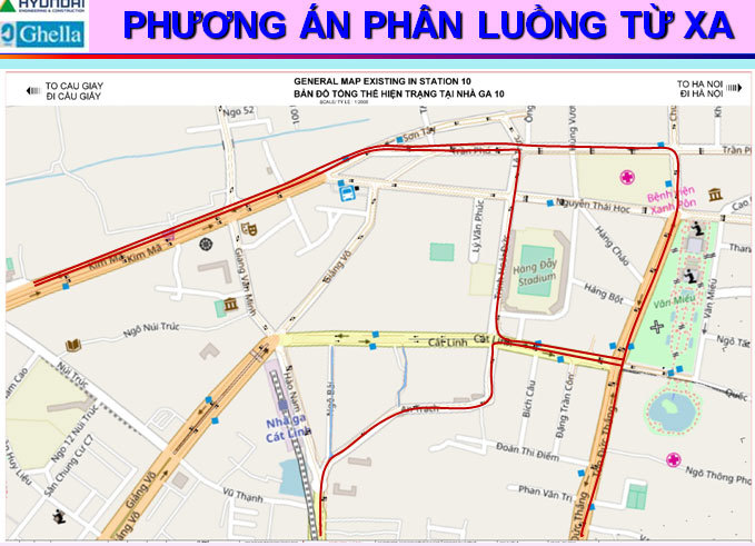 Hà Nội: Phân luồng giao thông phục vụ thi công nhà ga S9, S10 - Ảnh 6