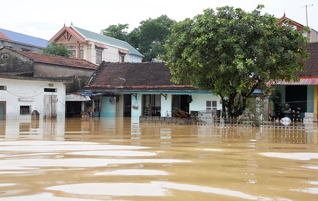 Nước sông Bùi rút chậm, mực nước 4 hồ thủy lợi lớn tại TP Hà Nội vẫn vượt ngưỡng - Ảnh 1