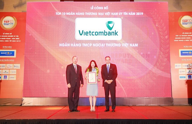 Vietcombank tiếp tục là ngân hàng uy tín nhất Việt Nam - Ảnh 1