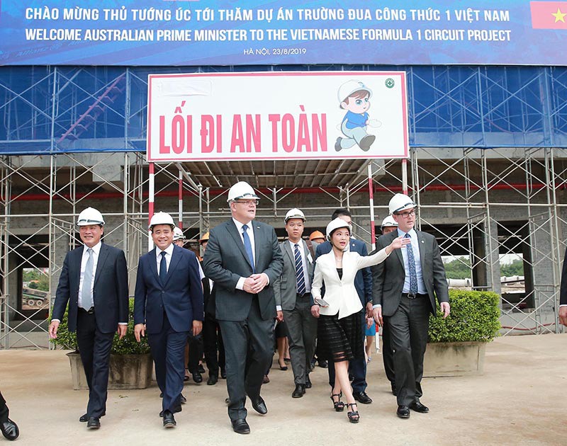 Thủ tướng Australia thăm Đường đua F1 Việt Nam - Ảnh 1