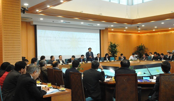 Phó Thủ tướng Vương Đình Huệ làm việc với Hà Nội về công tác thu hút và sử dụng FDI - Ảnh 4