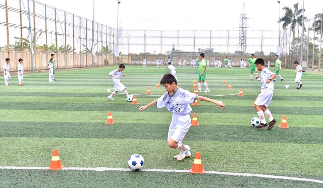 Ra mắt Câu lạc bộ đào tạo bóng đá trẻ Bamboo Airways Thái Bình - Ảnh 2