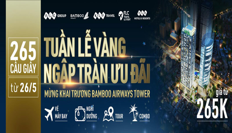 Ưu đãi trị giá hàng chục tỷ đồng dịp khai trương Bamboo Airways Tower 265 Cầu Giấy - Ảnh 1
