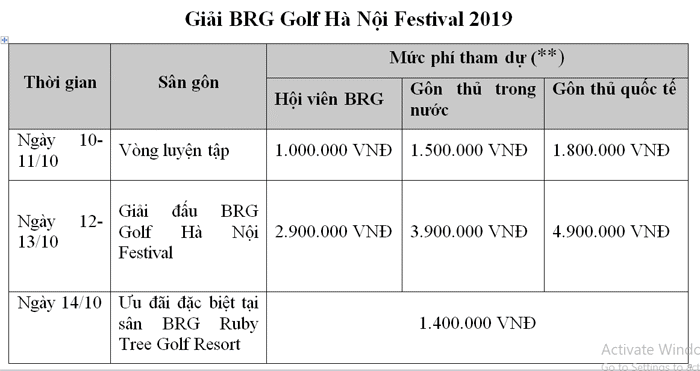 Giải BRG Golf Hà Nội Festival 2019 thúc đẩy du lịch gôn Việt Nam - Ảnh 4