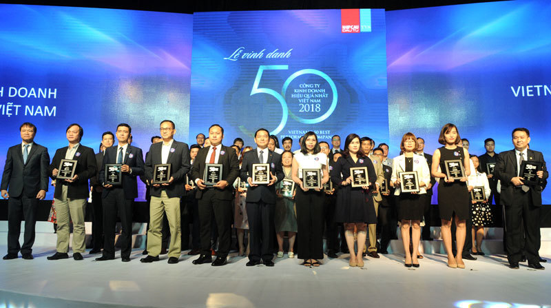 Tập đoàn Xây dựng Hòa Bình đứng thứ 2 Top 50 Công ty kinh doanh hiệu quả nhất Việt Nam 2018 - Ảnh 1